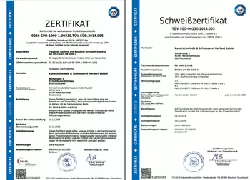 Zertifikate